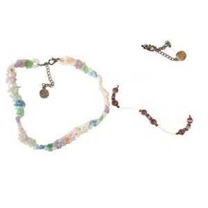 Brooklyn and Bailey Lash Next Door Summer Beaded Clasp Necklace Choker Set